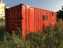 The Abandoned Little Red Container Box
