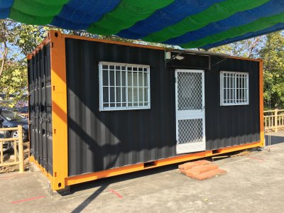Cartoon Cargo Office With Pulley Canope